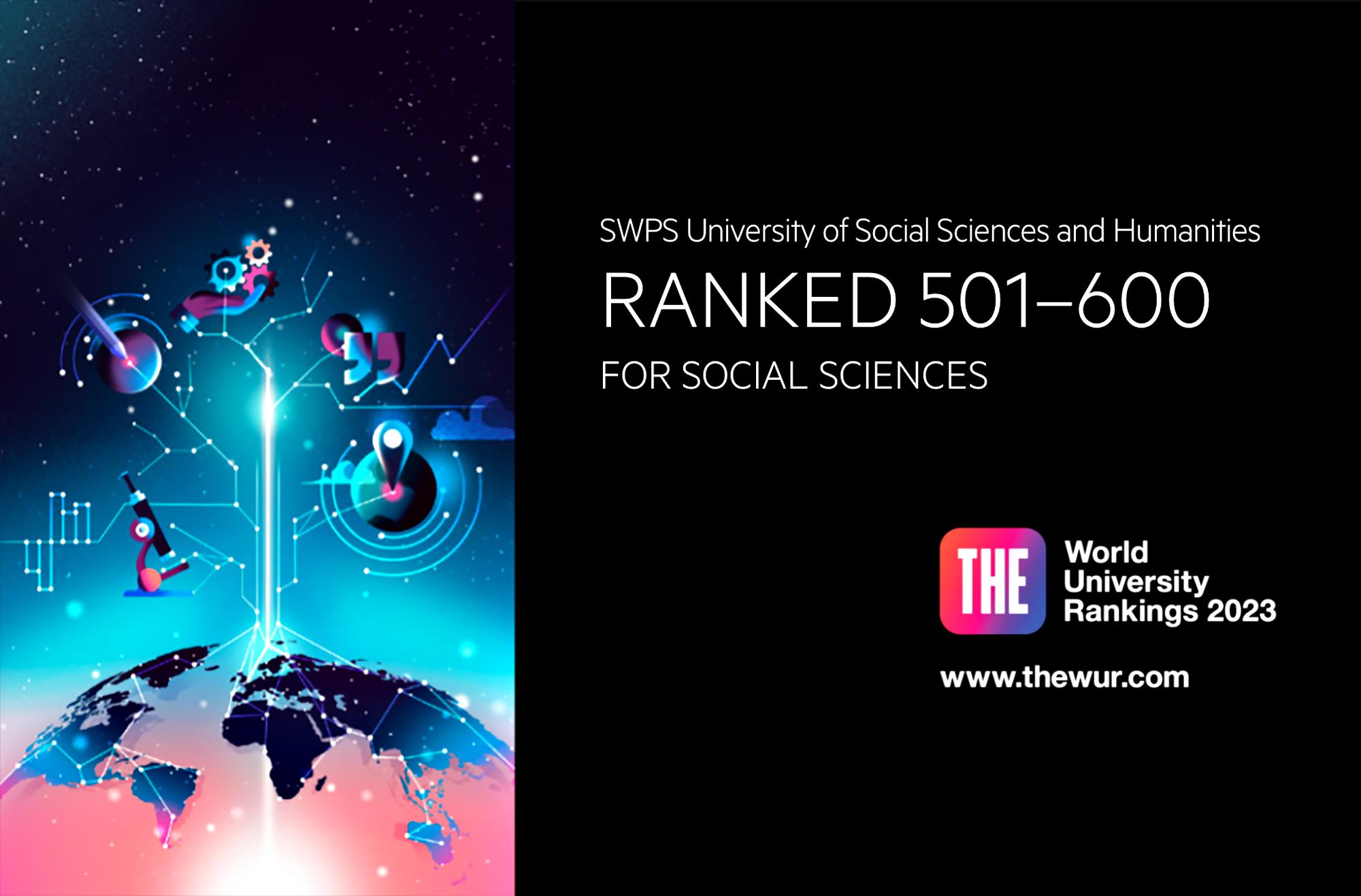 SWPS University 1st in Poland in the Discipline of Social Sciences in THE Ranking
