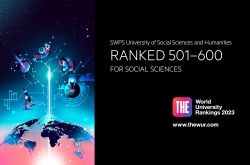 SWPS University 1st in Poland in the discipline of social sciences in Times Higher Education Ranking