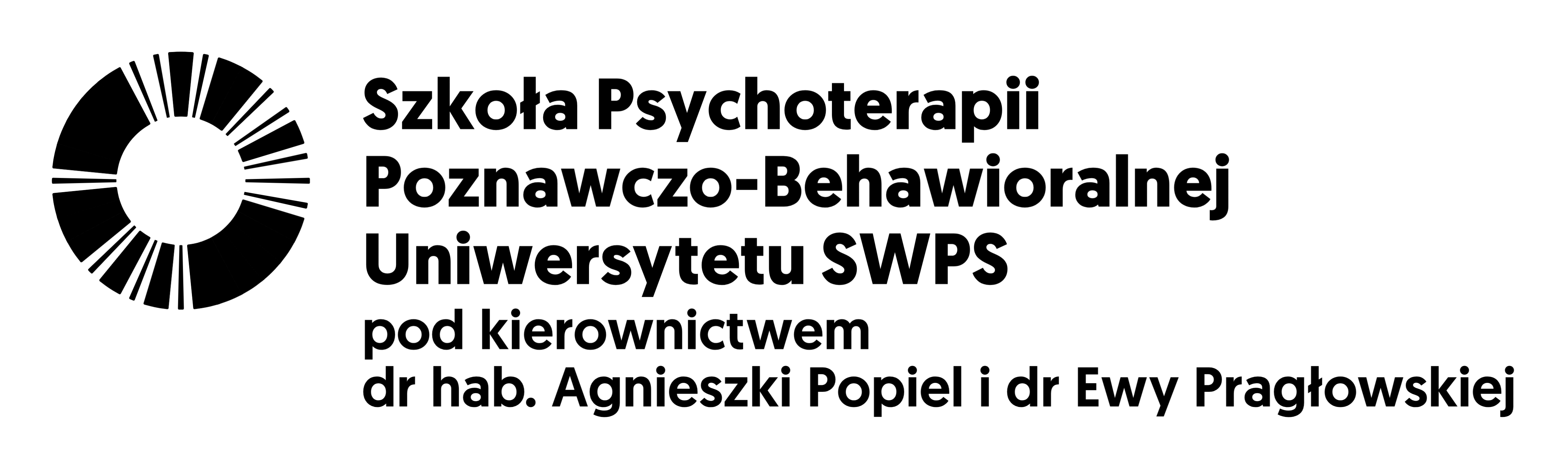 SWPS University's School of Cognitive Behavioral Therapy logo horizontal