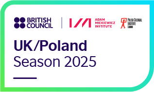 Logo set: British Council, Adam Mickiewicz Institute, Polish Cultural Institute in London