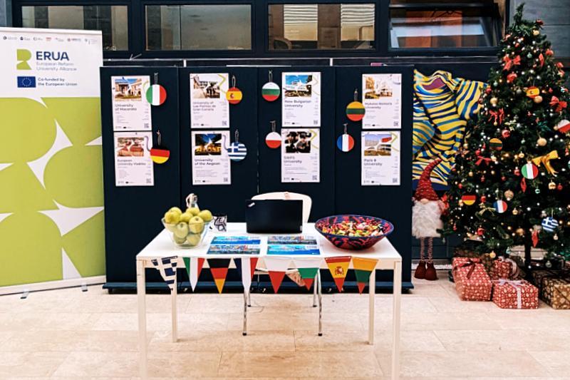 ERUA Day stand at SWPS University in Kraków