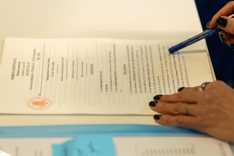 Document establishing ERUA's legal entity status