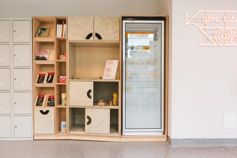 Food Sharing Corner at SWPS University in Warsaw