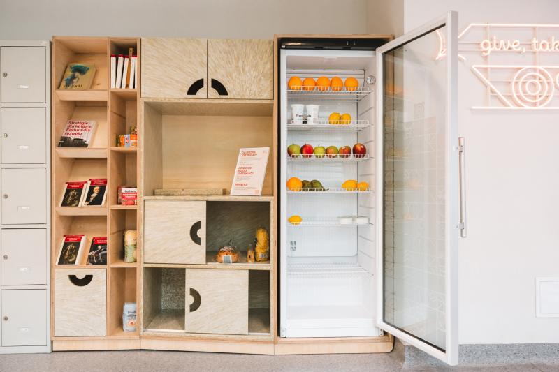 Food Sharing Corner at SWPS University in Warsaw