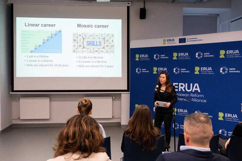 Lecture by Alicja Kotłowska during ERUA Day 2025 at SWPS University