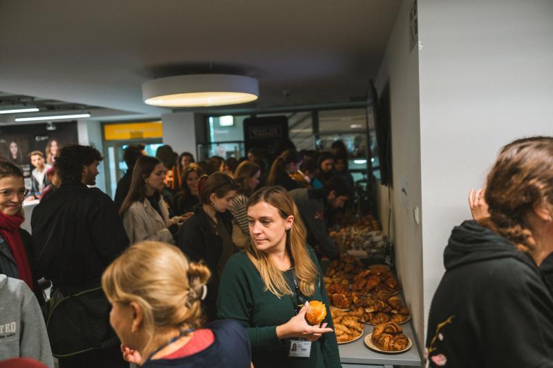 Opening ceremony of the Food Sharing Corner at SWPS University
