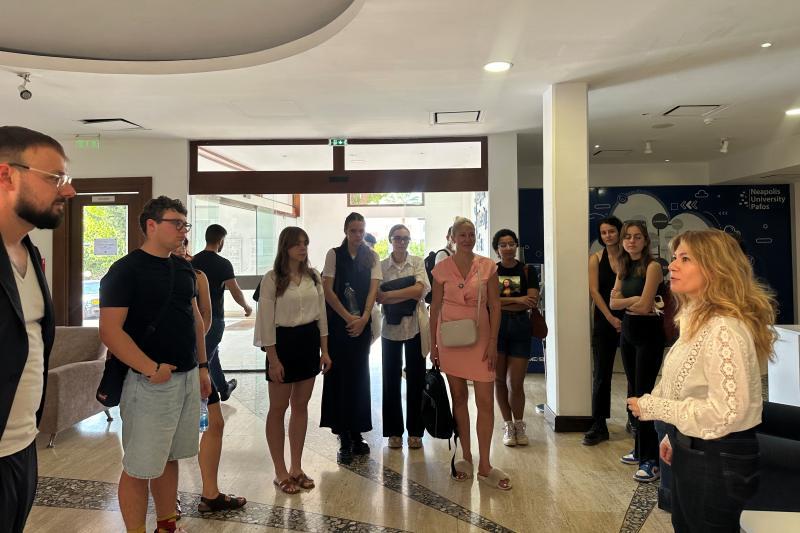 Participants of ERUA Winter School on Law in Contested Territories visit University Pafos