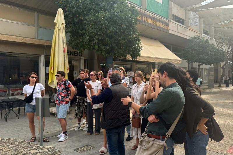 Participants of the ERUA Winter School on Law in Contested Territories sightseeing in Cyprus