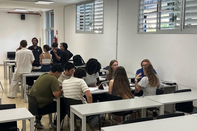 Students from USWPS and ULPGC working together