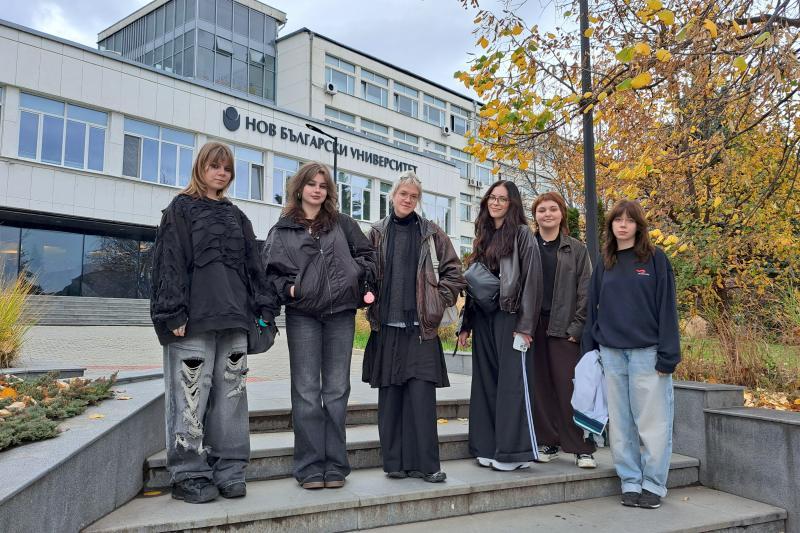 Students from SWPS University at New Bulgarian University