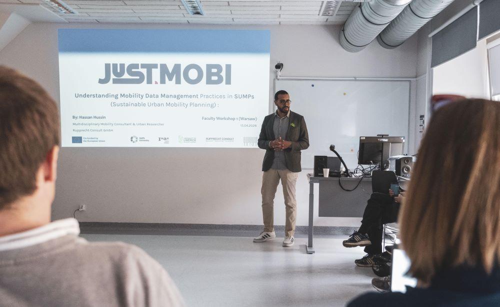 JUSTMobi workshops in Warsaw, April 2026, photo: SWPS University
