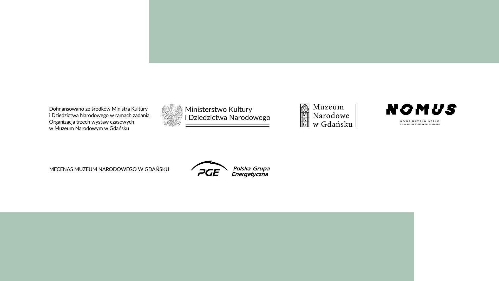 Logos of exhibition organizers