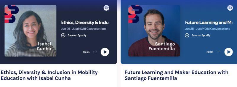 JustMOBI podcasts