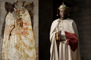 Recreated costumes of Faras dignitaries showcased in London