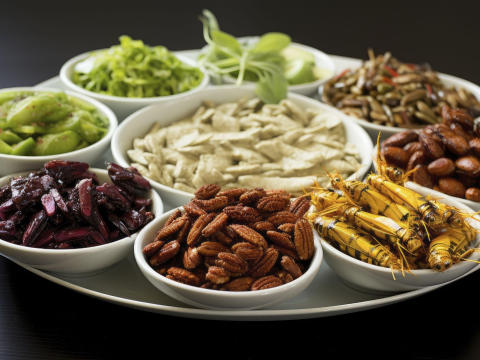Algae salad and cricket flour. Who will reach for alternative protein foods?