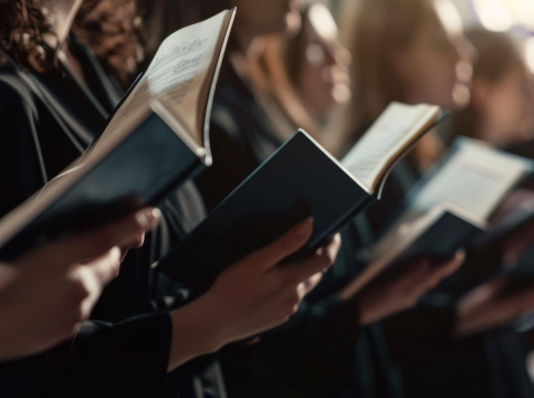 SWPS University Choir performs Christmas carols in Warsaw