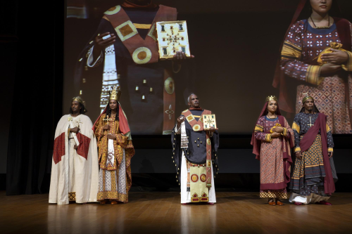 Reconstructed costumes of Faras dignitaries on display in Berlin