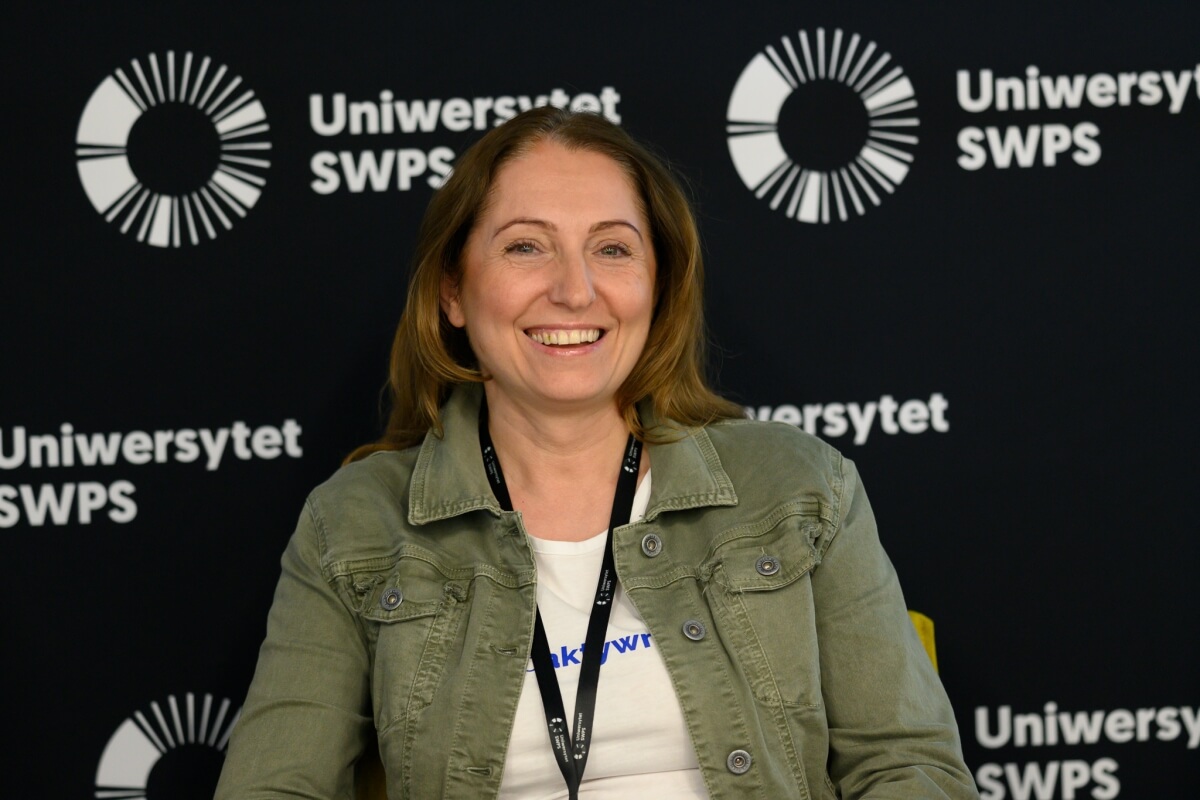 Katarzyna Klimek, speaker at a conference on social innovation and quality of life at SWPS University
