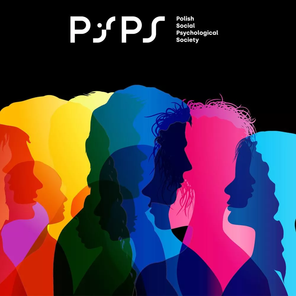 Vibrant image featuring overlapping contours of human silhouettes